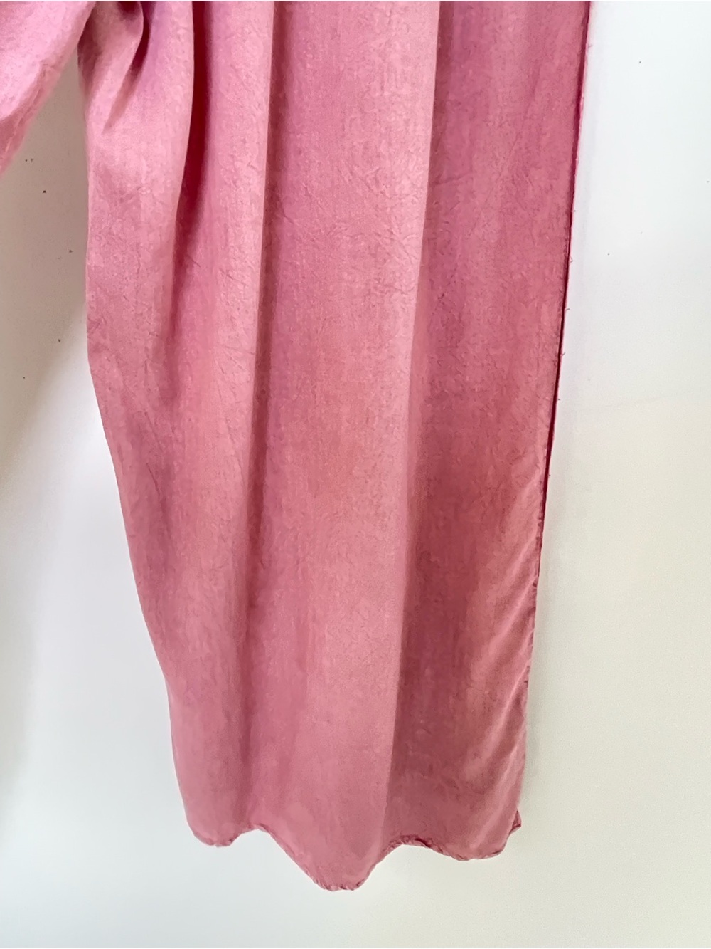 Bohemian | Devi Wide Leg Embroidered Palazzo Pants | Mauve Pink Lace-Trim Corset - Picture 14 of 16